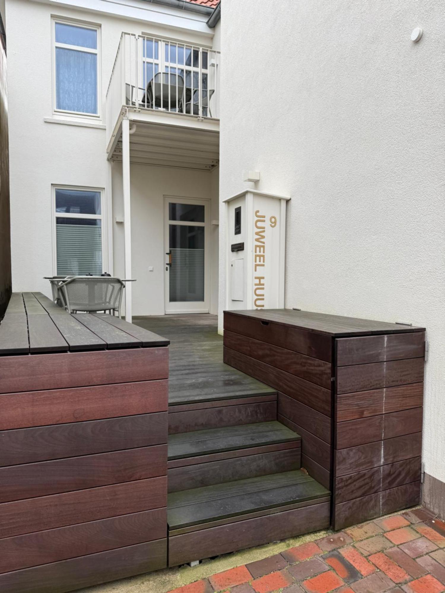 J Huus 4 I 99M I Strand I Kurplatz I Eg I Terrasse I Ruhig I King I Fb Heizung I Privateingang I Huus Design Norderney Kültér fotó
